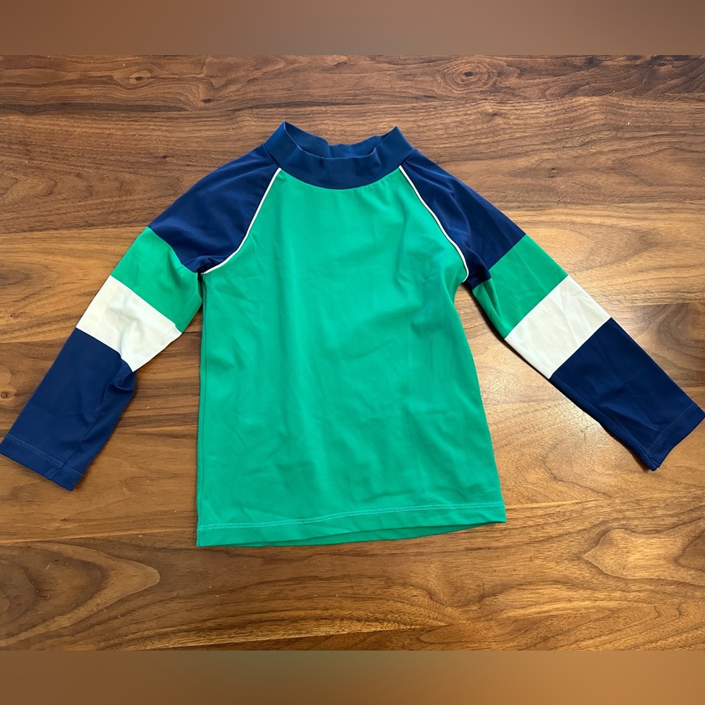 Mini Boden Colorblock Rash Guard